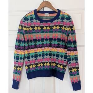 J. Crew Wallace Wool Crewneck Nordic Sweater